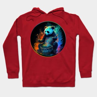 Panda Drumming Splosion Series Hoodie